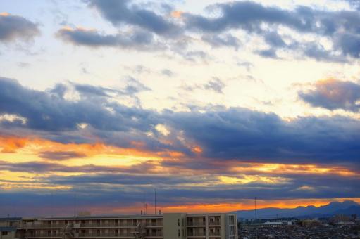 朝焼け　日の出　dawn の写真