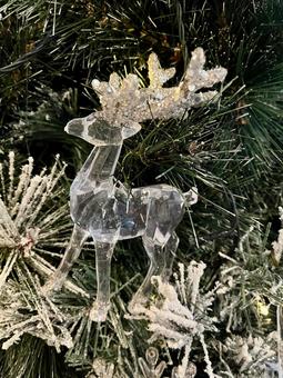 トナカイ トナカイ,クリスタル,キラキラの写真素材