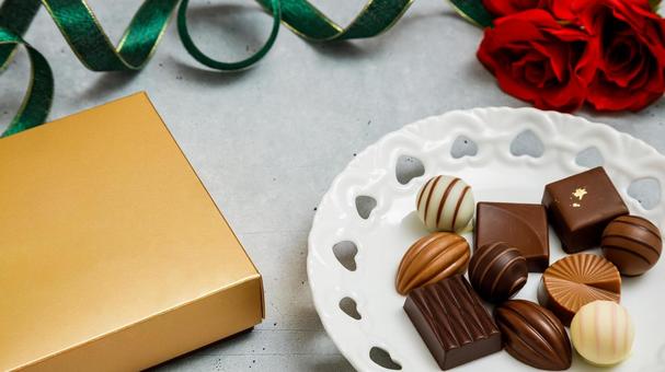バレンタインチョコレート|16:9 バレンタインチョコレート|16:9 バレンタインデー,チョコレート,バレンタインの写真素材