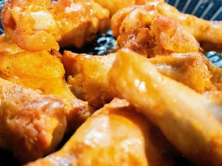 ローストチキン ローストチキン 手羽元,鶏肉,鶏の写真素材