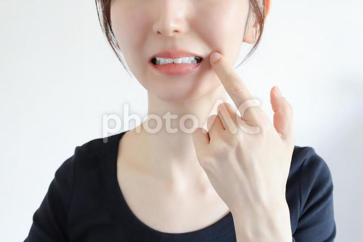 女性の歯　スキンケア 女性の歯,デンタルケア,ホワイトニングの写真素材