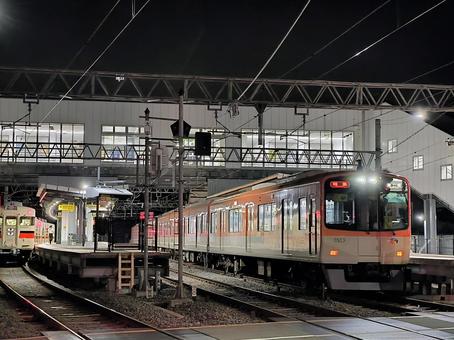 阪神電鉄、9300系、特急東二見ゆき 阪神電鉄、9300系、特急東二見ゆき 阪神,阪神電鉄,阪神電車の写真素材