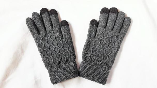 暖かな手袋・1 手袋,防寒,毛糸の写真素材