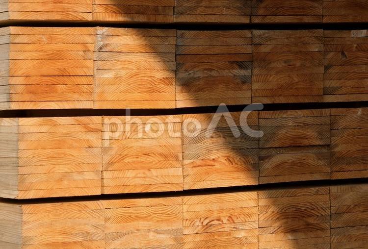 積み上げた木材 木材,材木,木の写真素材