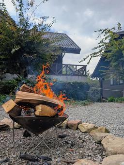 焚き火 自然,焚き火,田舎の写真素材