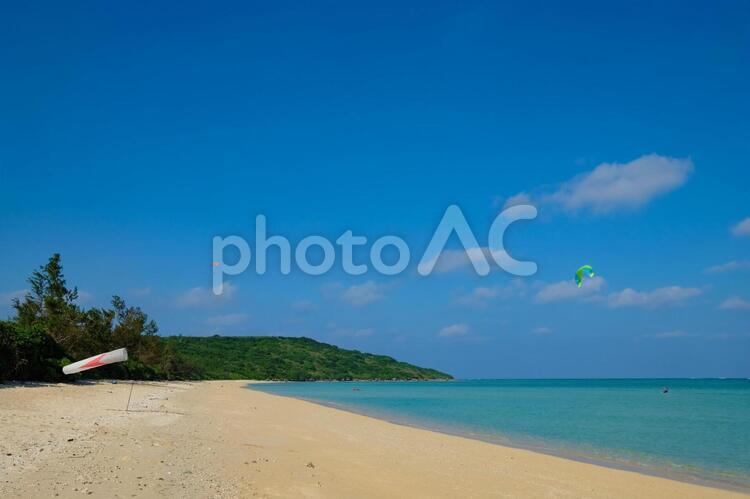 宮古島の海 海,宮古島,マリンスポーツの写真素材