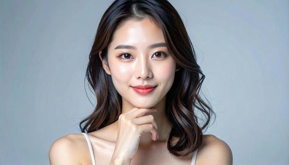 エレガントな女性モデル エレガントな女性モデルの写真