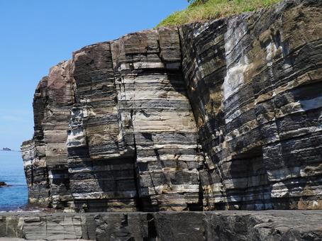 須佐ホルンフェルス 山口県,山口,萩市の写真素材