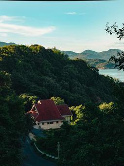 別荘 別荘,山中,因島の写真素材