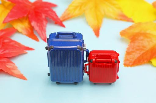トランクと秋の行楽 トランクと秋の行楽 トランク,お出かけ,ドライブの写真素材