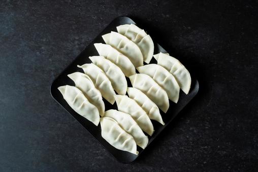 ギョウザの引きの写真 餃子,ギョウザ,中華の写真素材