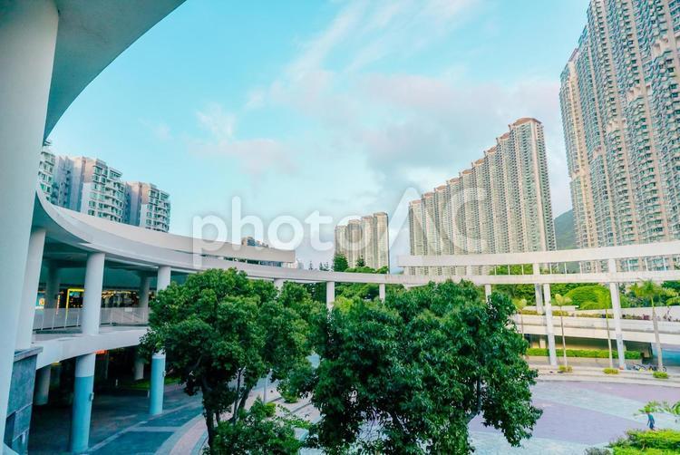 【香港】香港の街並み 香港,街並み,アジアの写真素材