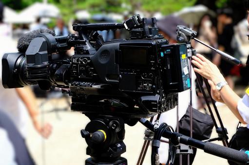テレビカメラ テレビカメラ カメラ,撮影,ビデオカメラの写真素材