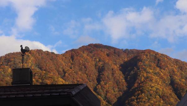黒部峡谷に秋を訪ねて 山,秋,風景の写真素材