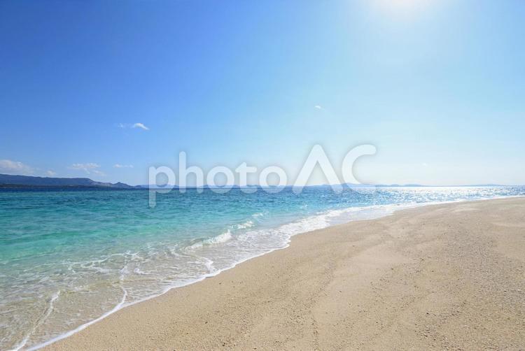 美しい沖縄のビーチ 沖縄,海,ビーチの写真素材