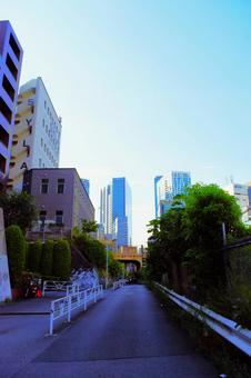 渋谷区代官山の風景 2 渋谷区代官山の風景 2 渋谷区,代官山,高層ビルの写真素材