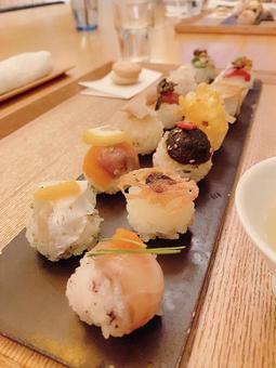 手毬寿司 手毬寿司 日本,japan,手毬寿司の写真素材