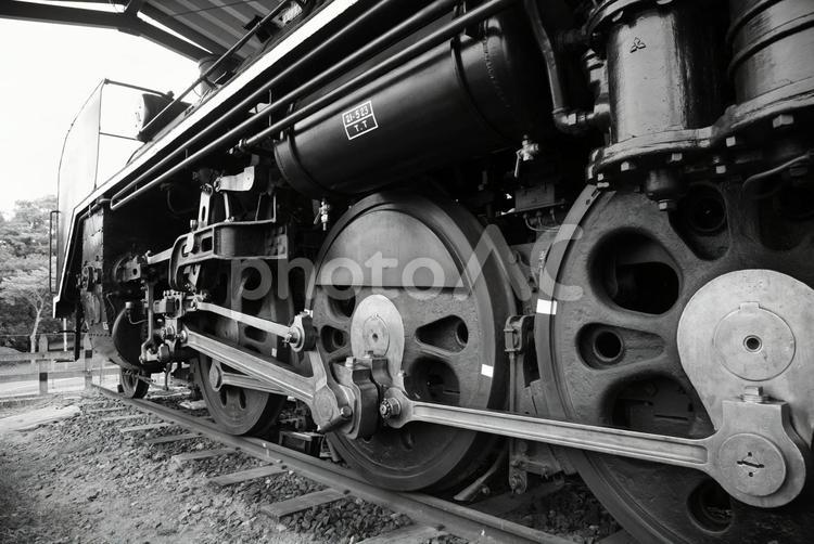C58形蒸気機関車の動輪 鉄道,c58,動輪の写真素材