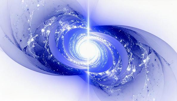 幻想的な青のフラクタル 幻想的な青のフラクタルの写真