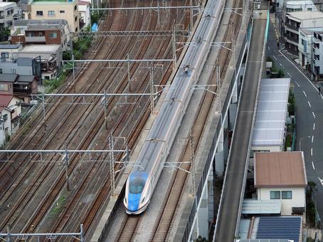 新幹線 新幹線 新幹線,超特急,電車の写真素材