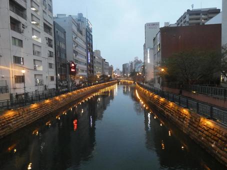 堀川　名古屋 堀川,名古屋,川の写真素材