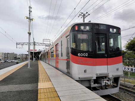 山陽電鉄、6000系、6002編成 山陽電鉄、6000系、6002編成の写真