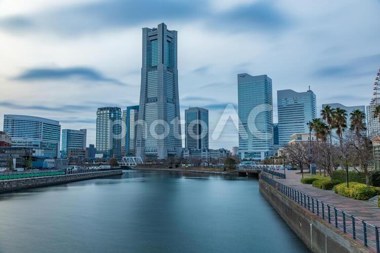 みなとみらいの風景 風景,ショッピング,観光地の写真素材