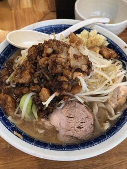 二郎系ラーメン 二郎系ラーメン,二郎系インスパイア,二郎系の写真素材