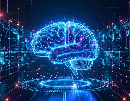 人間の脳のホログラム　3dイメージ1の写真