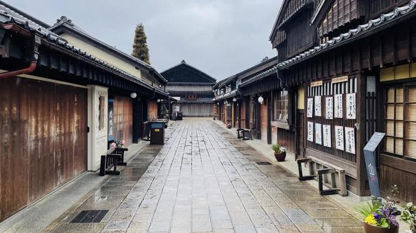三重県伊勢神宮の街並み3 三重県,三重,伊勢神宮の写真素材