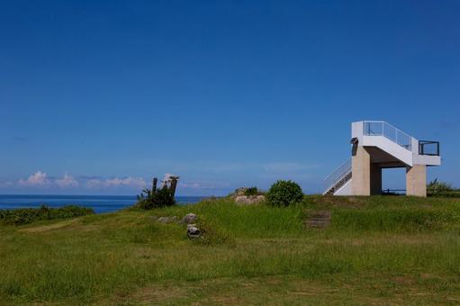 徳之島　犬田岬　展望台 犬田岬,徳之島,展望台の写真素材