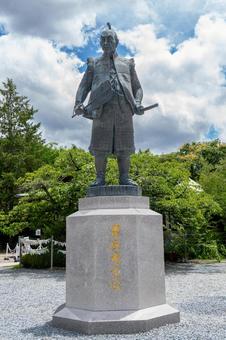 大阪 大阪城 豊国神社 豊臣秀吉像 大阪 大阪城 豊国神社 豊臣秀吉像 大阪城,オオサカ,城の写真素材