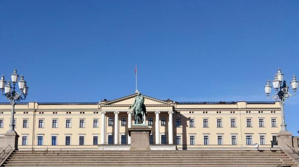 ノルウェー オスロ ノルウェー王宮 ノルウェー オスロ ノルウェー王宮の写真