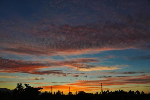 夕焼け 夕焼けの写真
