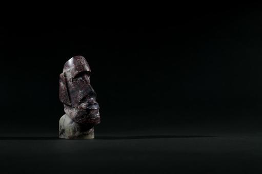 Photo, moai statue, stone statue, home, 