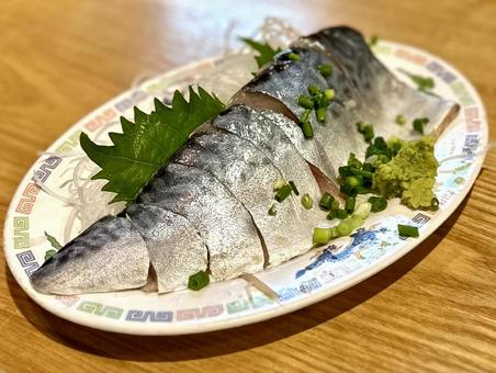 炙り〆さば 炙り〆さば,〆鯖,鯖の写真素材