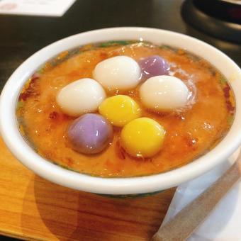 芋圓 プリン 芋圓 プリン 中華,スイーツ,中国の写真素材
