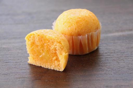 メロン蒸ケーキ お菓子 メロン蒸ケーキ お菓子の写真
