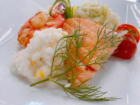 サーモンムニエルの写真