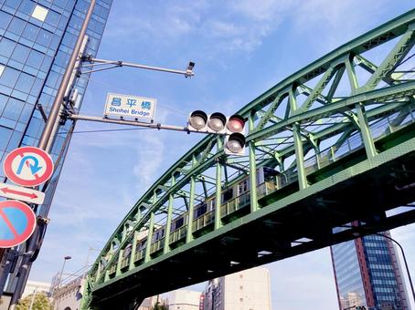 東京風景・昌平橋 東京風景・昌平橋 昌平橋,交差点,鉄橋の写真素材