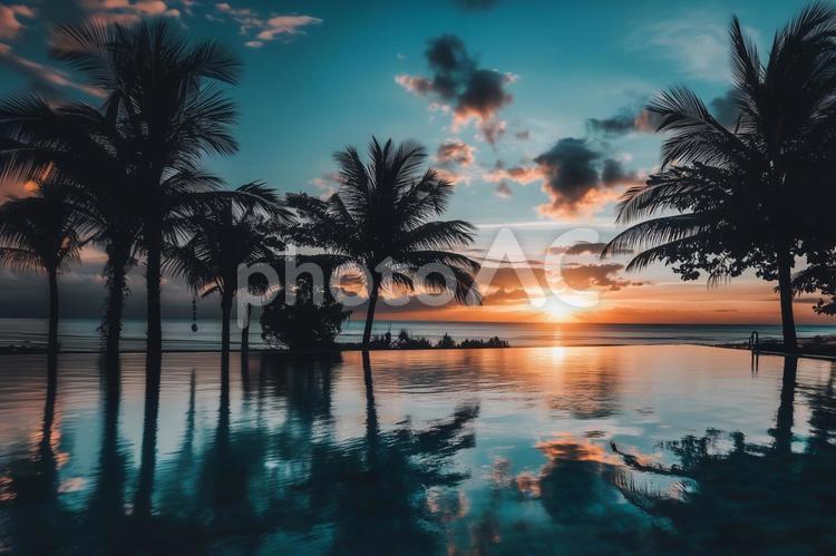 夏サマーイメージ 夏,バカンス,休暇の写真素材