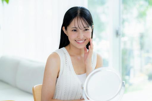 若い女性の美容イメージ 美容,ビューティー,女性の写真素材