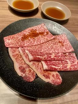 焼肉 焼肉 夕食,ごはん,美味しいの写真素材