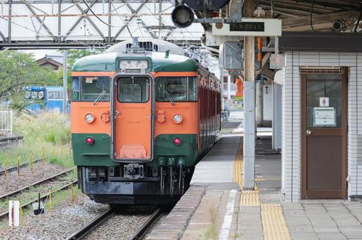 しなの鉄道 しなの鉄道,小諸駅,小諸の写真素材