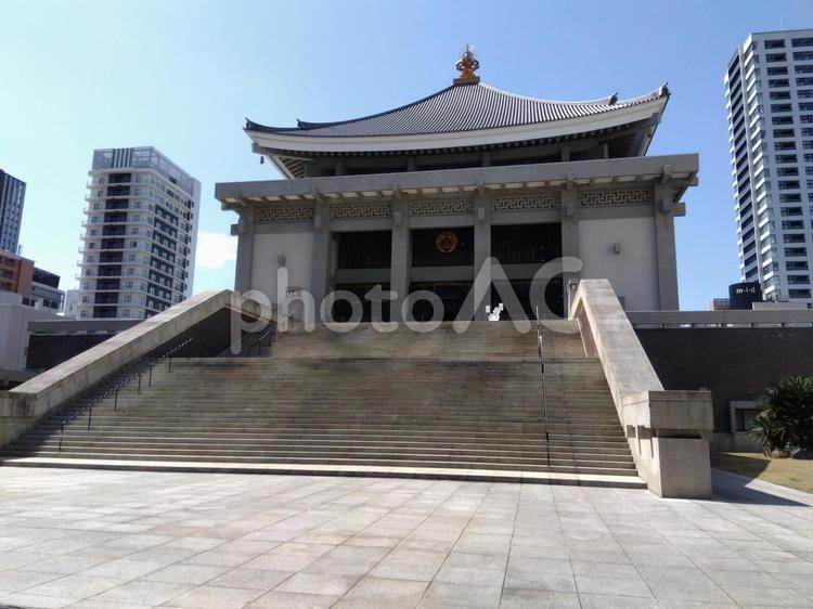 本願寺北御堂 本願寺,寺,お寺の写真素材