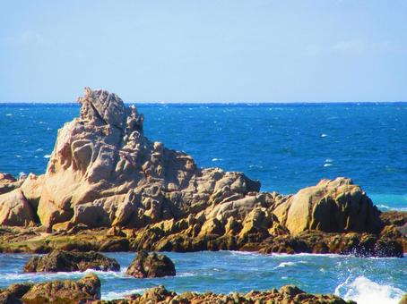 岩と海 岩と海の写真