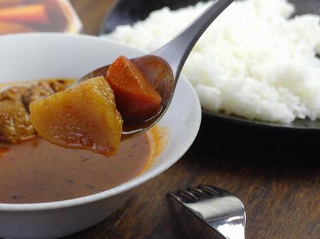 帆立スープカレー 帆立スープカレーの写真