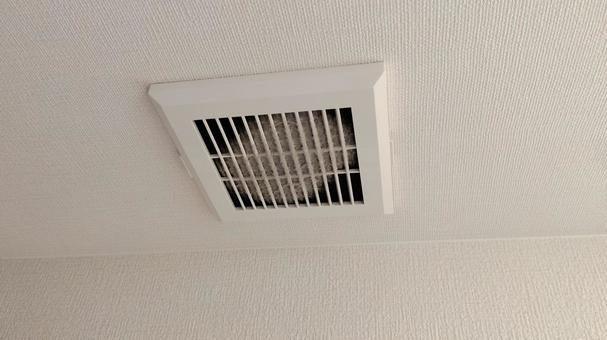 脱衣所の換気扇 換気扇,掃除,ホコリの写真素材