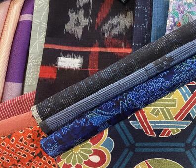 着物はぎれ 着物,きもの,キモノの写真素材