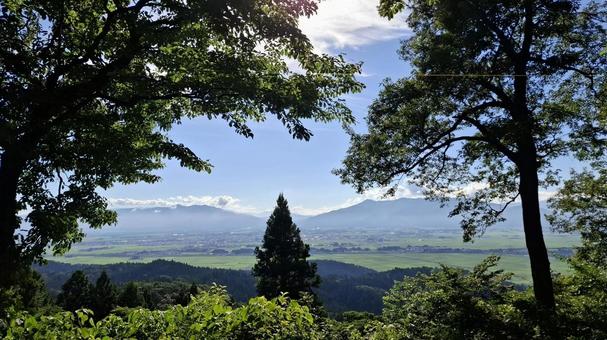 山頂からの景色 山頂からの景色 山頂,登山,頂上の写真素材